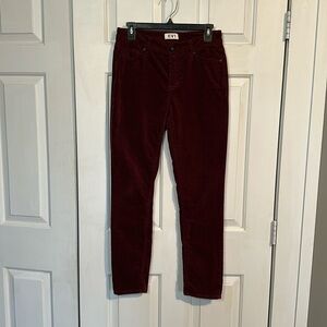 EV1 Maroon Skinny Jean size 6